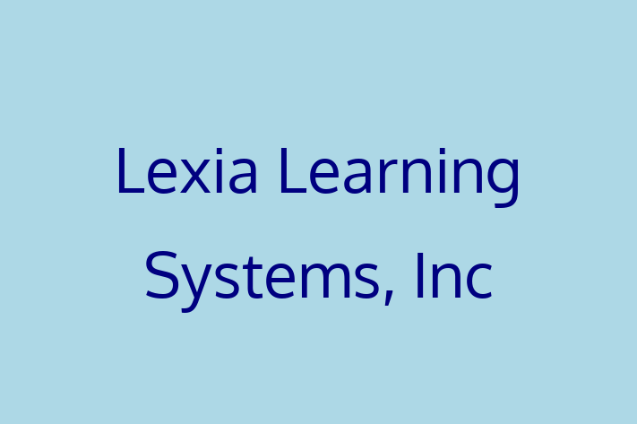 Software Engineering Company Lexia Learning Systems Inc