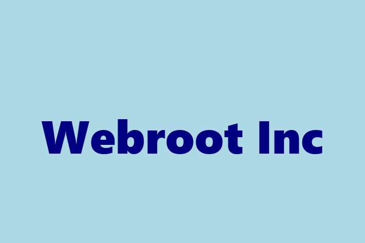 Software Engineering Company Webroot Inc