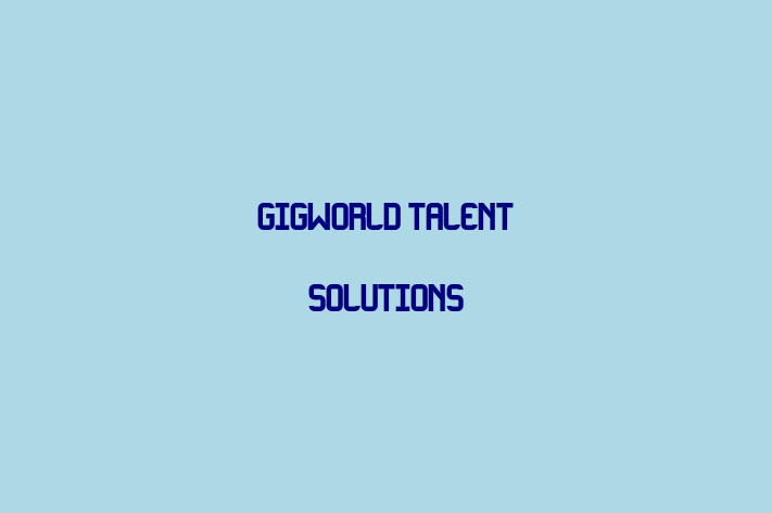 Talent Management GigWorld Talent Solutions