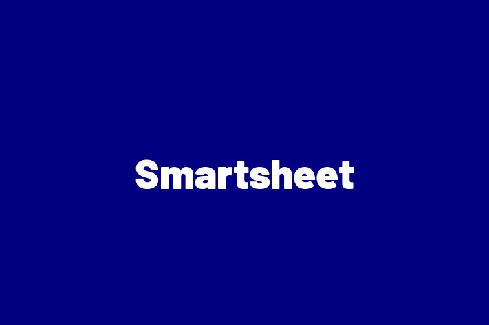 Application Development Company Smartsheet