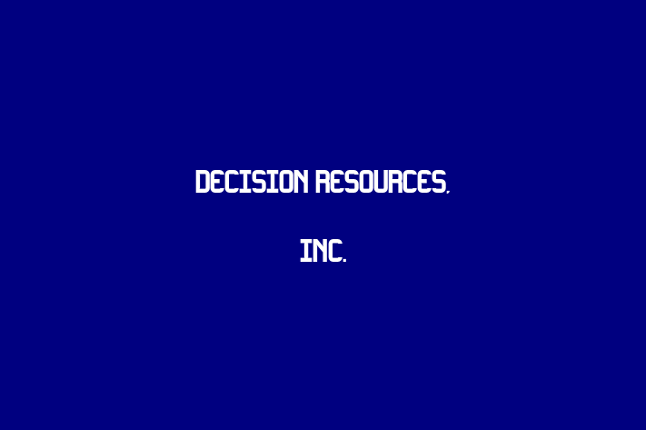 Employee Resource Management Decision Resources Inc.