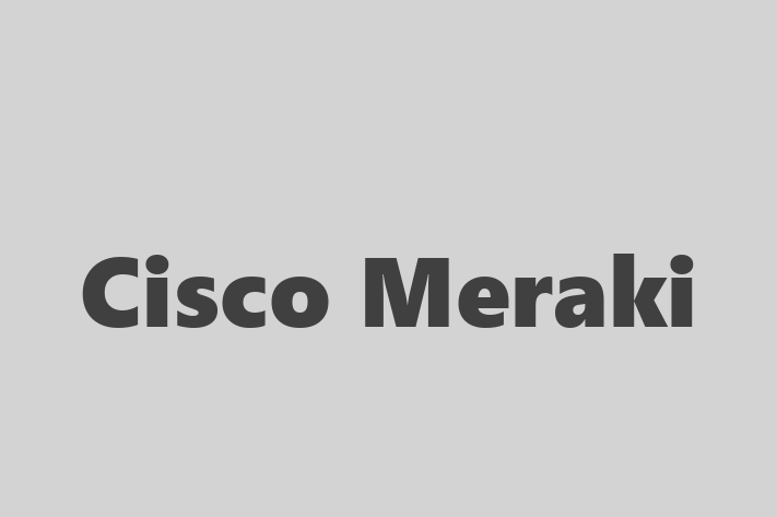 Software Development Firm Cisco Meraki