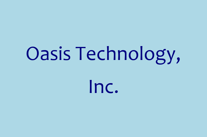 Software Firm Oasis Technology Inc.