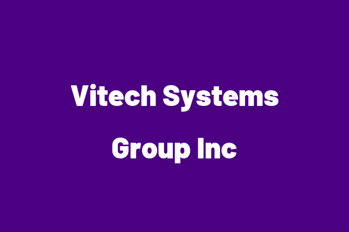 Tech Solutions Company Vitech Systems Group Inc