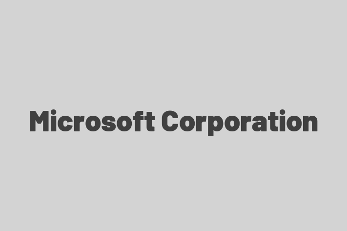 Technology Solutions Firm Microsoft Corporation