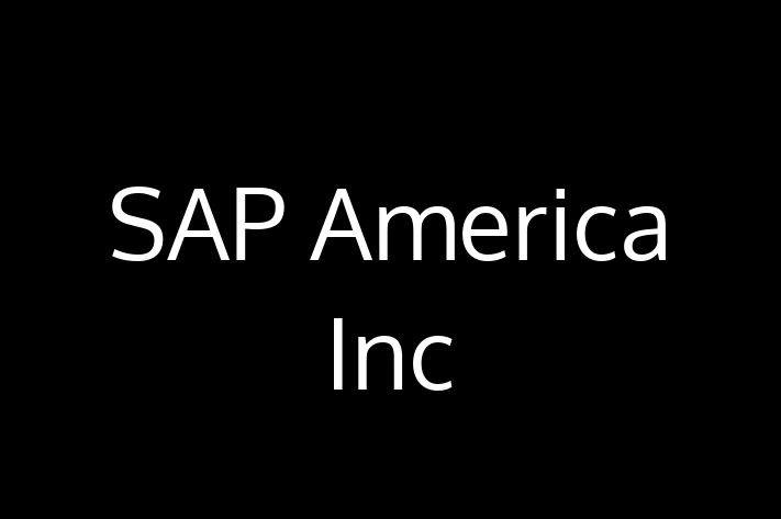 Software Services Company SAP America Inc