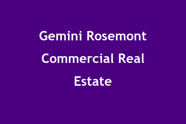 Personnel Management Gemini Rosemont Commercial Real Estate