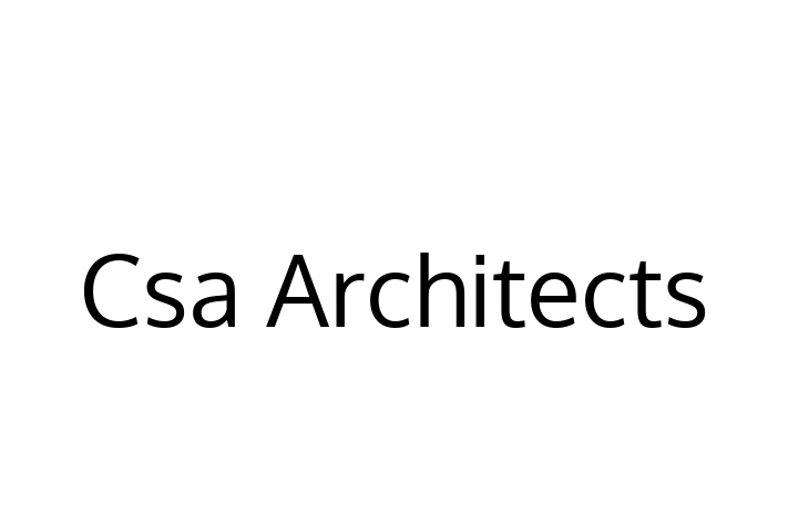 Project architect Csa Architects