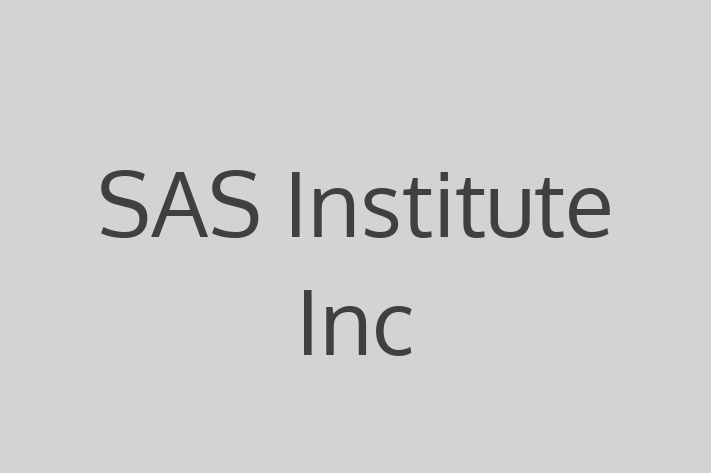 Software Engineering Company SAS Institute Inc