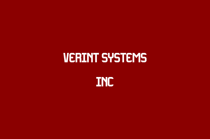 Technology Solutions Firm Verint Systems Inc