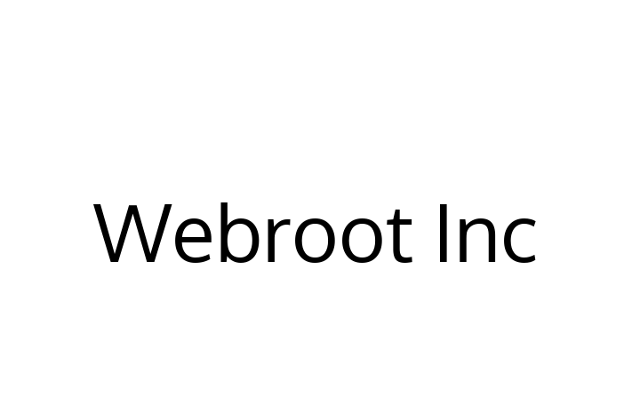 Technology Company Webroot Inc