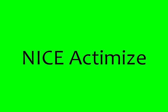 Software Development Firm NICE Actimize