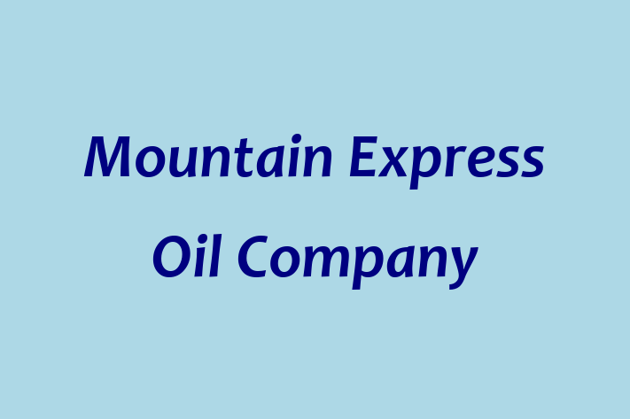 Personnel Management Mountain Express Oil Company