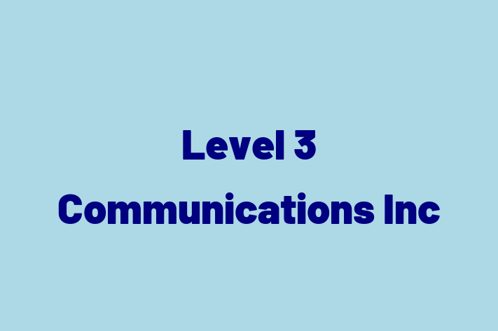 IT Company Level 3 Communications Inc