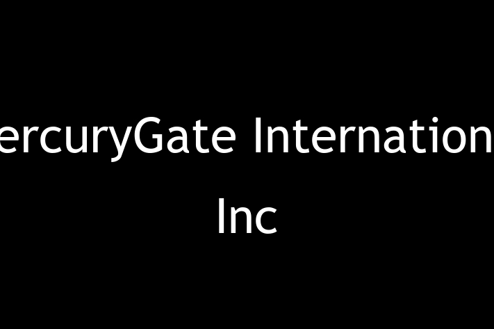 Software Engineering Company MercuryGate International Inc