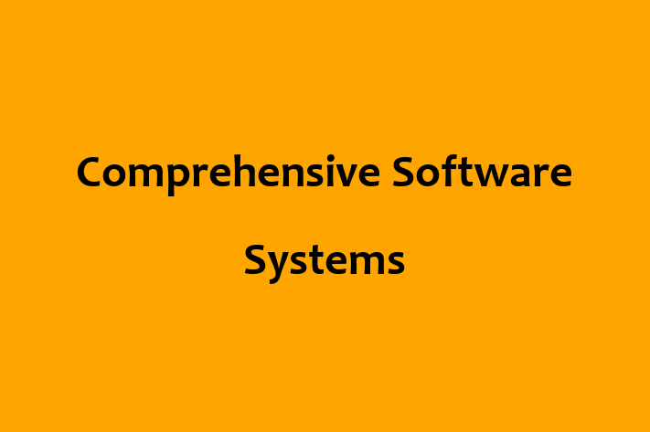 Software Firm Comprehensive Software Systems