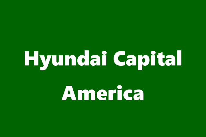 Human Resource Management Hyundai Capital America