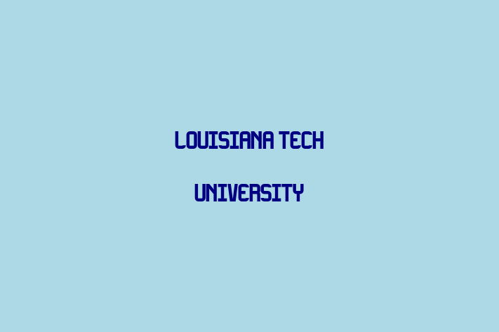 HR Administration Louisiana Tech University