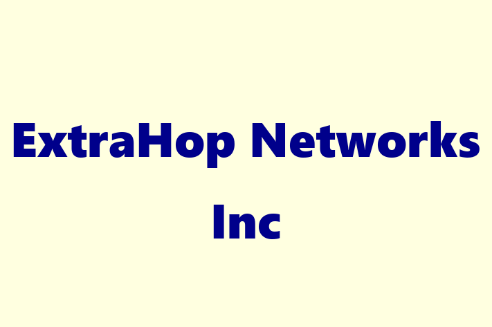 Technology Solutions Firm ExtraHop Networks Inc