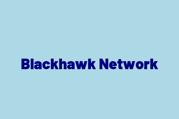 Software Development Firm Blackhawk Network