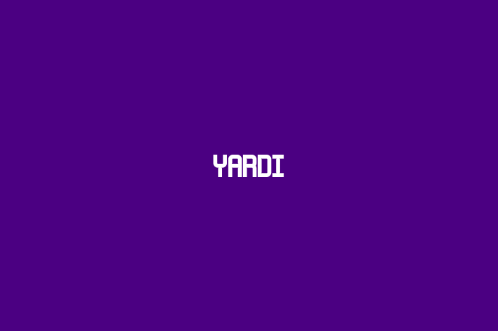 Software Services Company Yardi