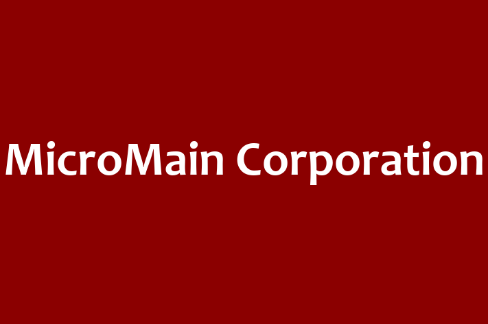 Software Development Company MicroMain Corporation