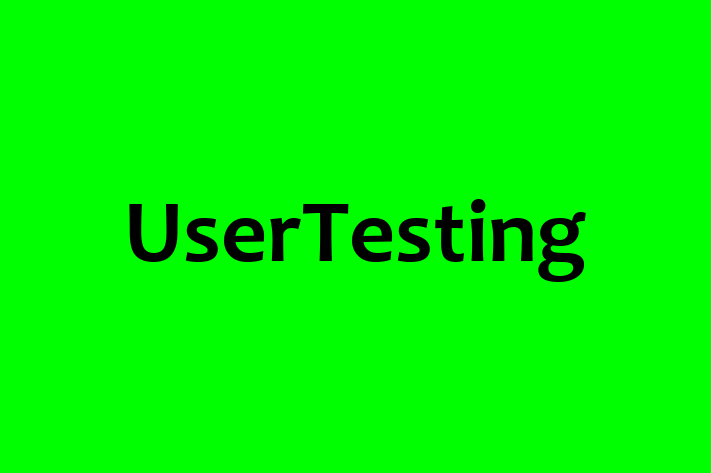 Tech Firm UserTesting