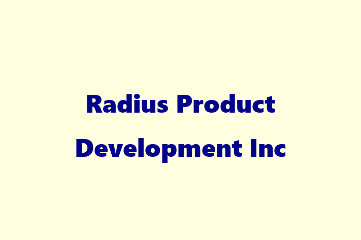 Digital Solutions Provider Radius Product Development Inc