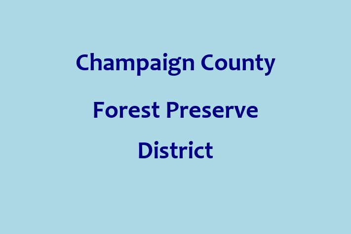 People Management Champaign County Forest Preserve District