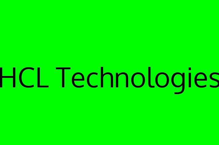 Software Development Company HCL Technologies