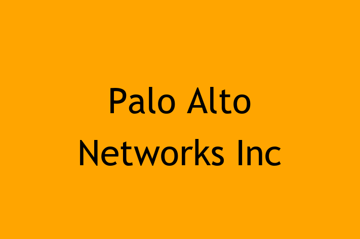 Software Engineering Company Palo Alto Networks Inc