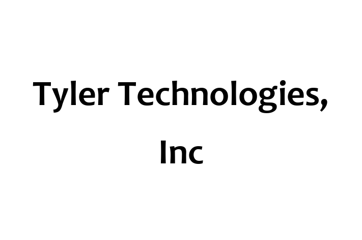 Tech Solutions Company Tyler Technologies Inc