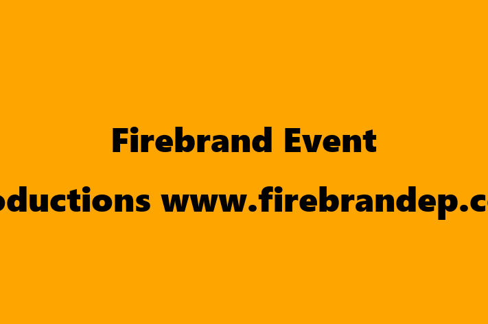 Software Services Company Firebrand Event Productions  www.firebrandep.com