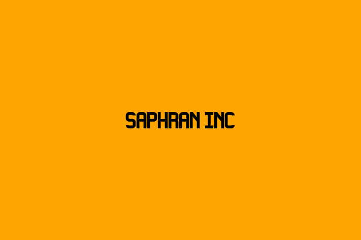 Tech Firm Saphran Inc