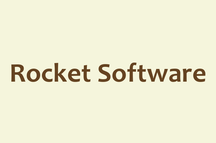 Software Development Firm Rocket Software