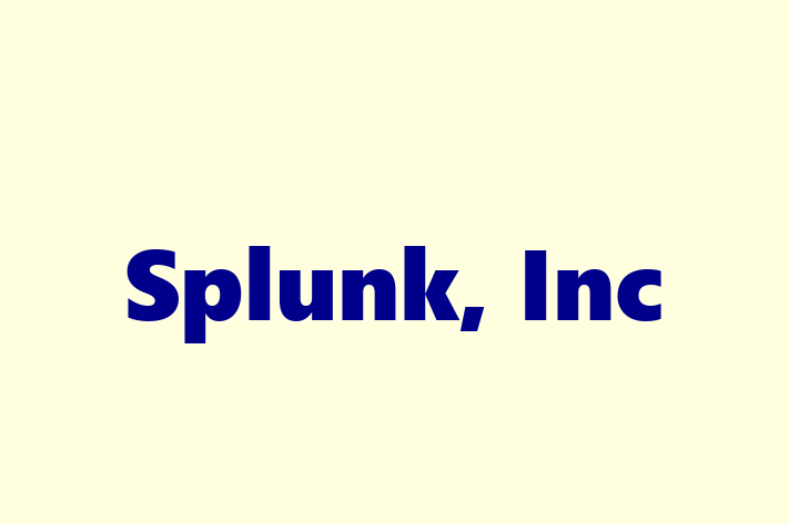 Technology Company Splunk Inc