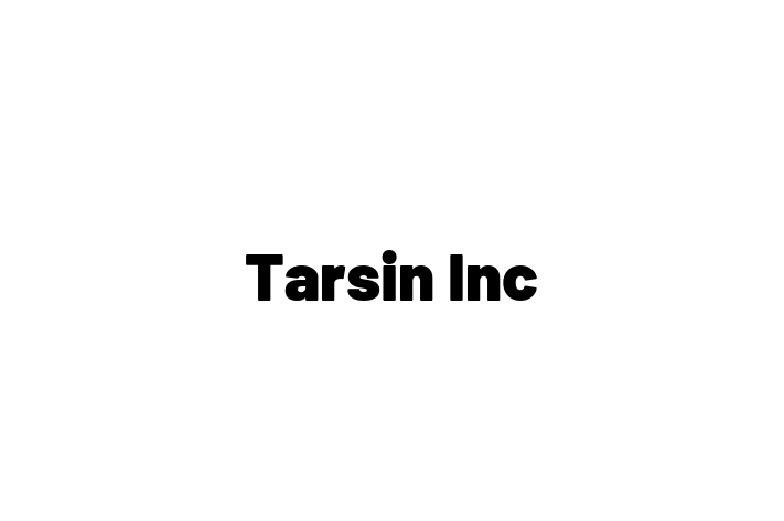 Application Development Company Tarsin Inc