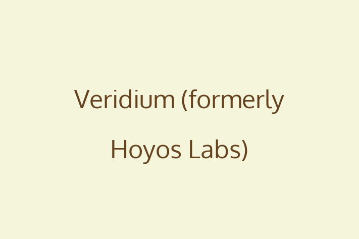 Software Services Company Veridium formerly Hoyos Labs