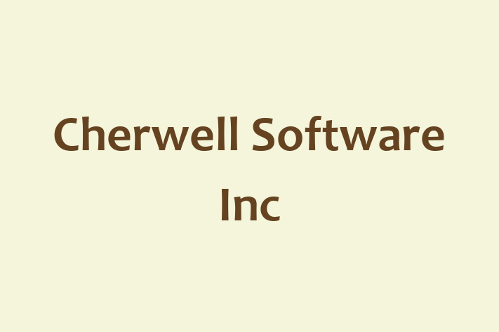 IT Company Cherwell Software Inc