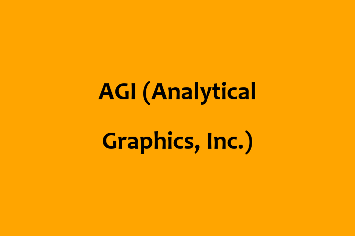 Software Consultancy AGI Analytical Graphics Inc.