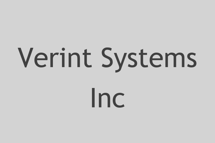 Technology Solutions Firm Verint Systems Inc