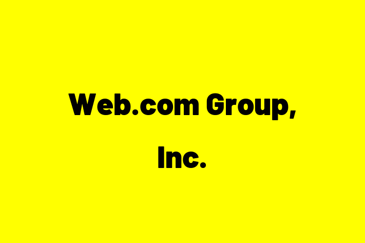 Technology Solutions Firm Web.com Group Inc.