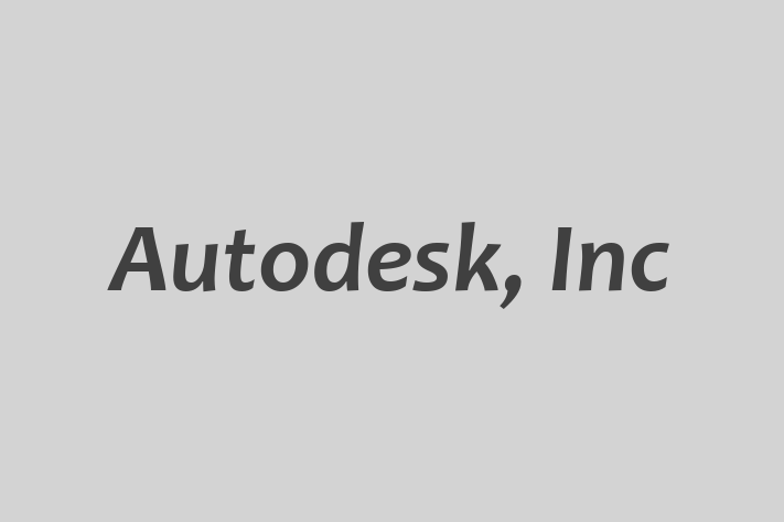 Software Development Company Autodesk Inc