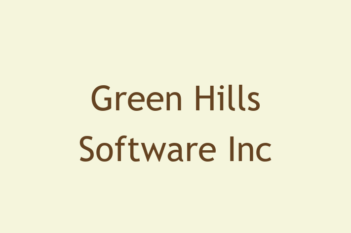 Technology Solutions Firm Green Hills Software Inc