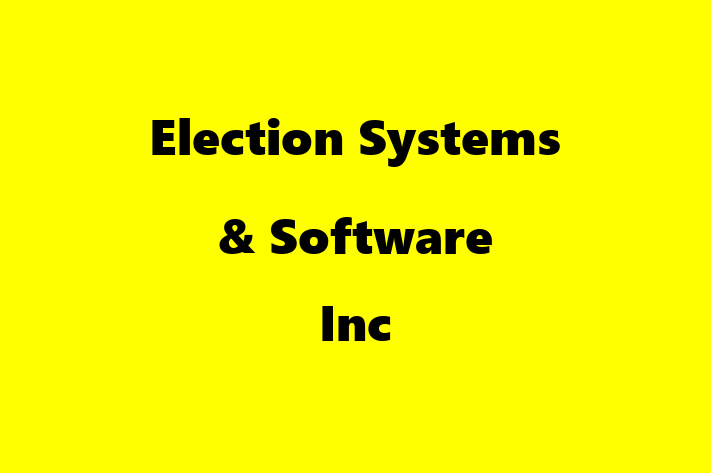 Software Engineering Company Election Systems Software Inc