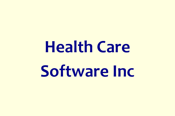 Software Engineering Company Health Care Software Inc