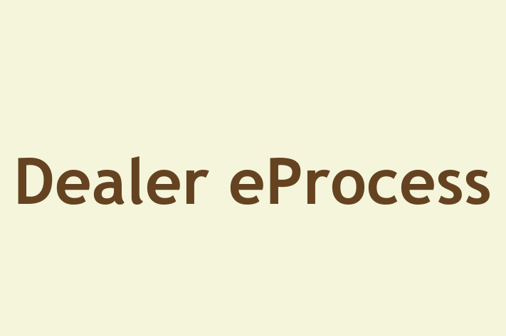 Personnel Management Dealer eProcess