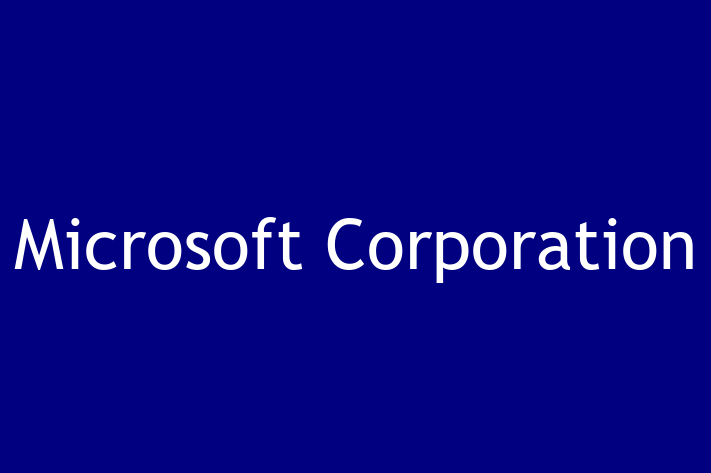 Software Firm Microsoft Corporation