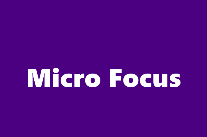 Tech Firm Micro Focus