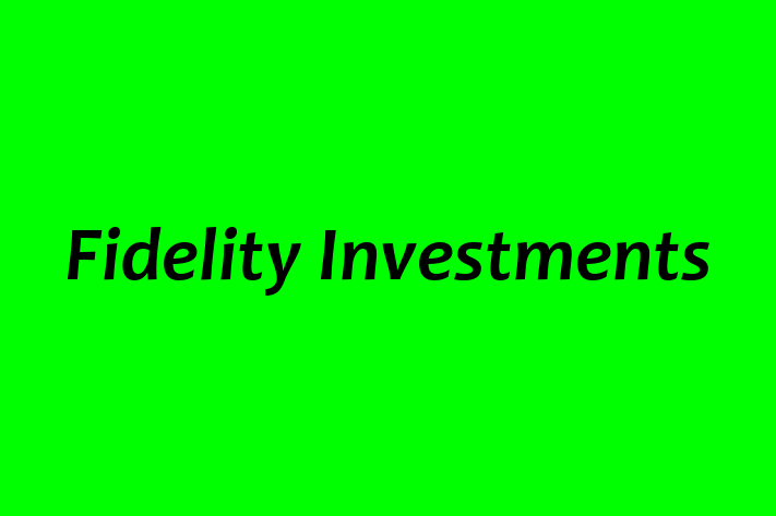 Employee Resource Management Fidelity Investments